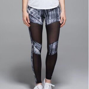 Lululemon Hot To Street Pant Heat Wave White Black / Black